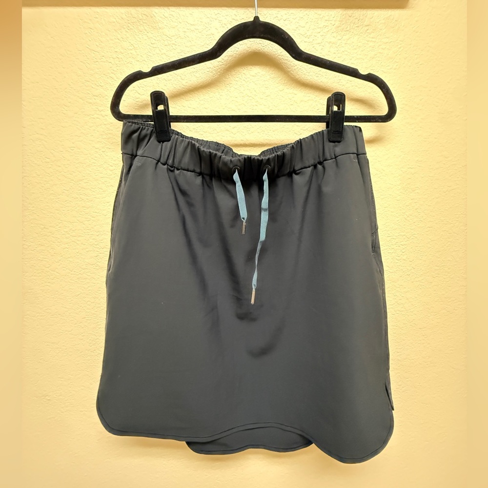 lululemon athletica Black Athletic Skirt with Drawstring